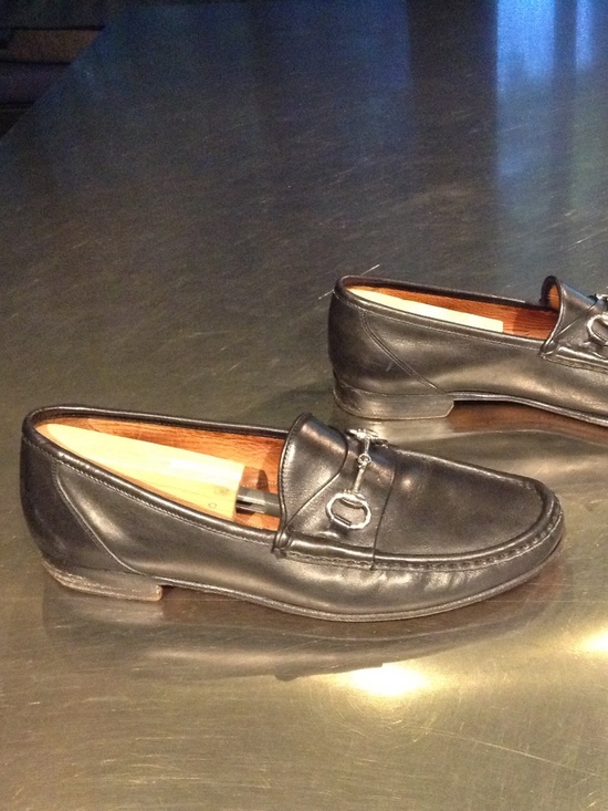 Allen Edmonds Bruzzano Men\'s 10 D Black Horse Bit Loafers Shoes Made In Italy